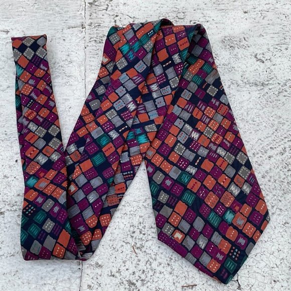 Giorgio Benelli Cravette Men Tie All Silk Necktie Classic Tie Made in Italy - Picture 1 of 8